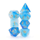 Foam Brain Games Blue Milky RPG Dice Set