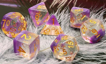 Foam Brian Games Violet Sunset RPG Dice Set