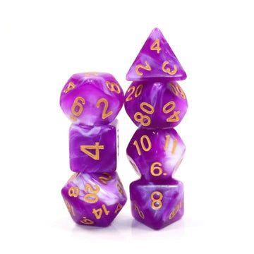 Foam Brain Games RPG Dice Set: Berry Cream