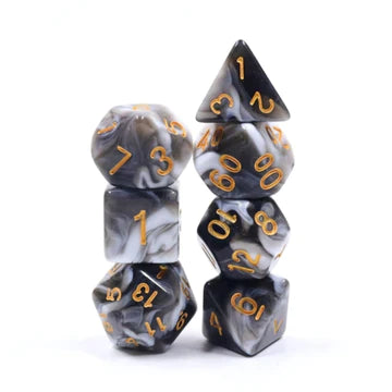 Foam Brain Games Espresso Cream RPG Dice Set