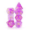 Foam Brain Games Purple Milky RPG Dice Set
