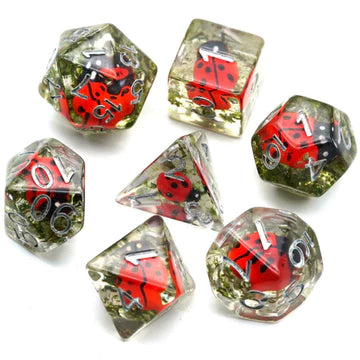 Foam Brain Games RPG Dice Set: Red Ladybug