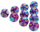Foam Brain Games 10 Piece D10's - Mermaid Beach