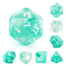 Foam Brain Games Lake Teal RPG Dice Set