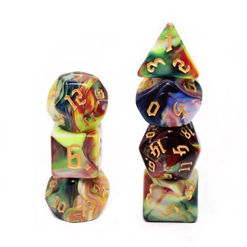 Foam Brain Games Secret Garden RPG Dice Set