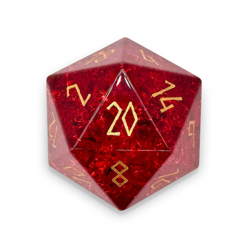 Norse Foundry Shatterd Zicron Boulder Gold: Garnet