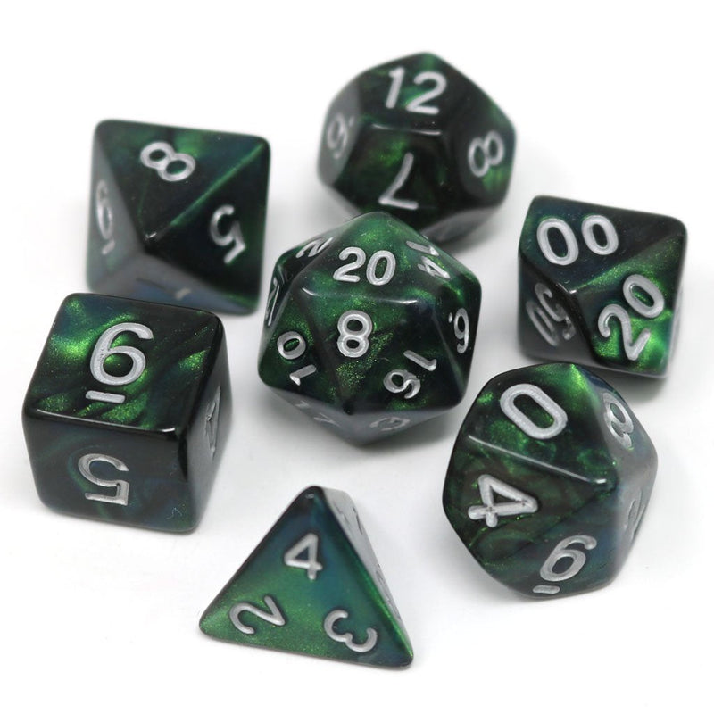 Die Hard Dice 7 Die RPG Dice Set: Spring Equinox