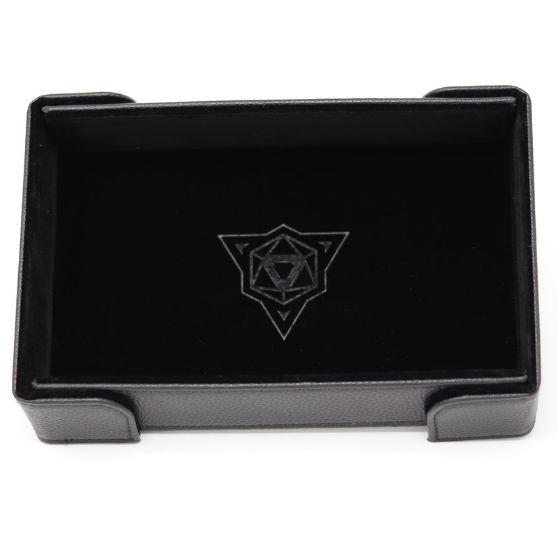 Die Hard Dice: Table Armor Folding Rectangle Tray: Black Velvet