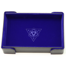Die Hard Dice Table Armor Folding Rectangle Tray: Blue Velvet