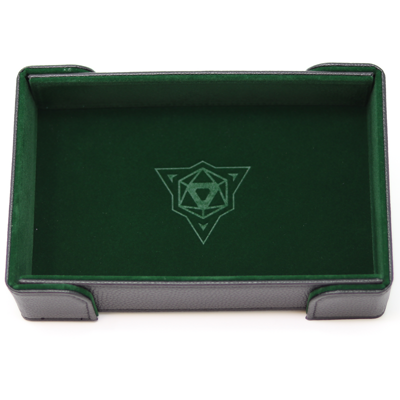 Die Hard Dice: Table Armor Folding Rectangle Tray: Green Velvet