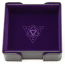 Die Hard Dice Table Armor Folding Square Tray: Purple Velvet