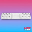 Turbo Dork Large White Silicone Dry Palette