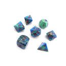 Norse Foundry 7 Die Gemstone RPG Dice Set: Tri-Color Turquoise
