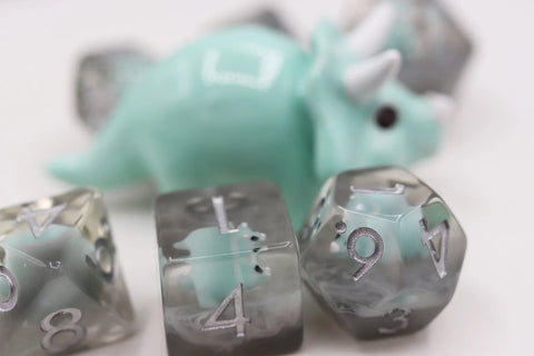 Foam Brain Games RPG Dice Set: Baby Triceratops