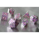 Forged Gaming Unicorn Horn 7 Piece Metal Dice Set