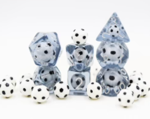 Foam Brain Games Soccer Ball RPG Dice Set