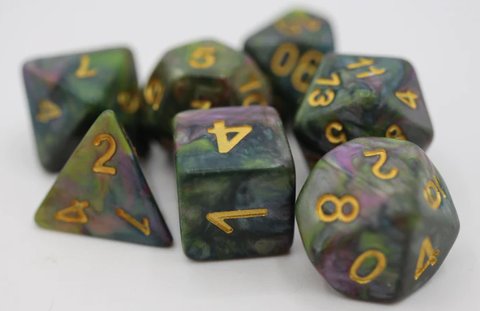 Foam Brain Games Mystic Woodland RPG Dice Set