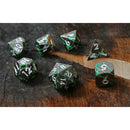 Forged Gaming Verdant Storm 7 Piece Metal Dice Set