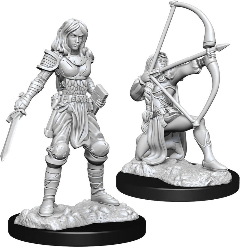 Wizkids: Pathfinder Battles Miniatures: Human Fighter Female