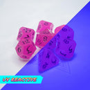 Die Hard Dice 7 Die RPG Dice Set: AfterDark Avalore Radio Star