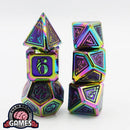Foam Brain Games Alchemist Metals PRG Dice Set: Burnt Opal
