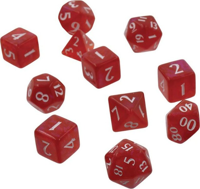 Ultra Pro Eclipse Apple Red 11 Dice Set