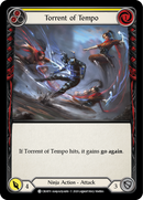 Torrent of Tempo (Yellow) [CRU070] (Crucible of War)  1st Edition Normal