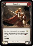 Dauntless (Red) [CRU085] (Crucible of War)  1st Edition Rainbow Foil