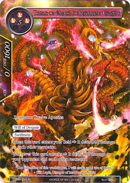 Yamata-no-Orochi, the Resurrected Calamity (Full Art) (ENW-034) [Echoe