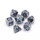 Die Hard Dice 7 Die RPG Metal Dice Set: Drakona Khaos Nyx