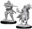 Wizkids Nolzur's Marvelous Miniatures: Hobgoblin Fighter Male & Hobgoblin Wizard Female