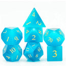 Foam Brain Games Gemstone RPG Dice - Cat's Eye Blue