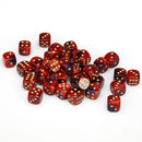 Chessex Gemini: 12MM D6 Purple Red/Gold (36)