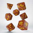 Q Workshop Dice Set - Classic Caramel & Yellow