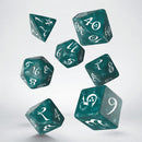 Q Workshop Dice Set - Classic Stormy & White