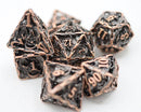 Foam Brain Games Hollow Chained Dragon: Copper RPG Metal Dice Set