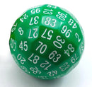Foam Brain Games 100 Sided Die - Green (D100)