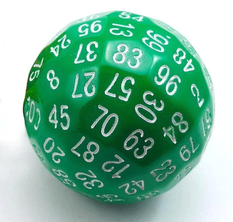 Foam Brain Games 100 Sided Die - Green (D100)