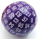 Foam Brain Games 100 Sided Die - Purple (D100)