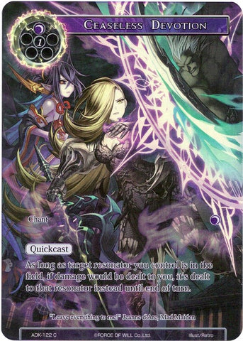 Ceaseless Devotion (Full Art) (ADK-122) [Advent of the Demon King]