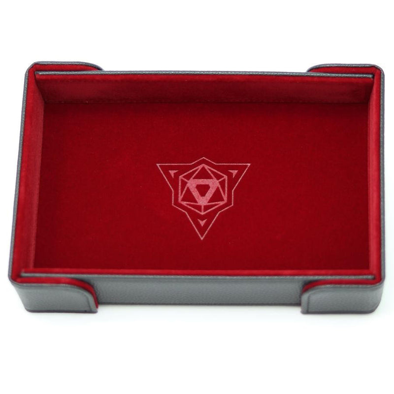 Die Hard Dice: Table Armor Folding Rectangle Tray: Red Velvet