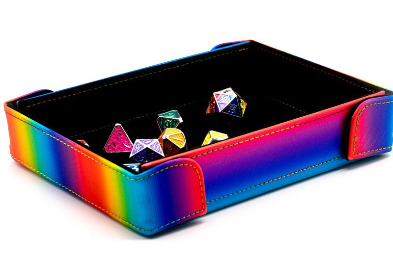 Die Hard Dice Table Armor Folding Rectangle Tray: Rainbow Scale
