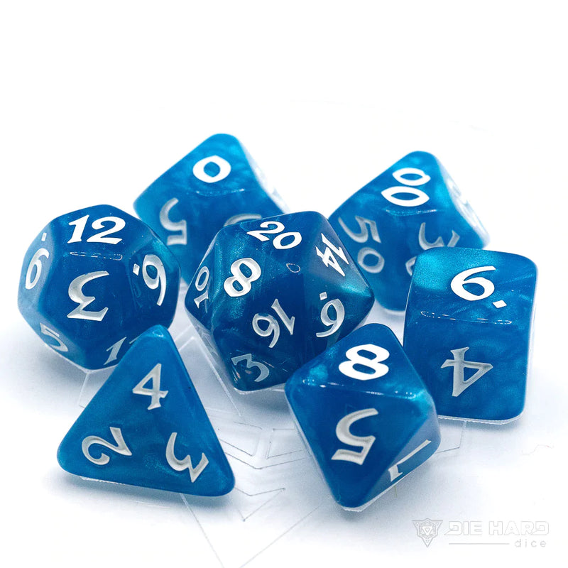 Die Hard Dice 7 Die RPG Dice Set: Elessia