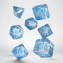 Q Workshop: Elvish Translucent & Blue Dice set