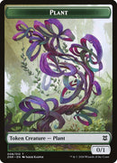Cat // Plant Double-Sided Token [Zendikar Rising Tokens]