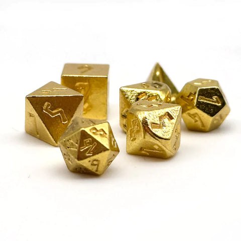 Norse Foundry Pixie Mini Metal Dice Set: Gold