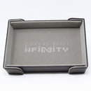 Die Hard Dice Table Armor Folding Rectangle Tray: Infinity x DHD with Gray Velvet