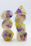 Foam Brain Games RPG Set: Yellow & Purple Jade