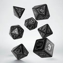 Q Workshop Dice Set - Bloodsucker Black & Silver