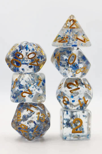 Foam Brain Games RPG Set: Metallic Sapphire